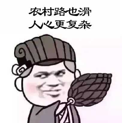 农村路也滑人心更复杂图片表情包