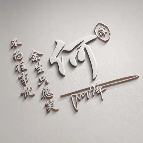 2022你的微信头像该换了,38张超赞3d艺术签名头像,有你的名字吗