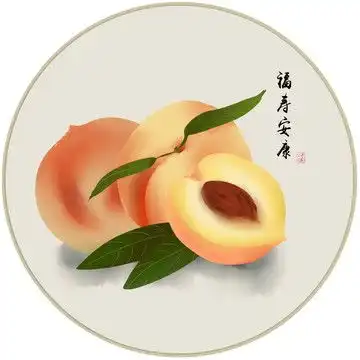 简约中式寓意平安喜乐苹果装饰画,装饰画设计,其他设计,设计模板,汇图网