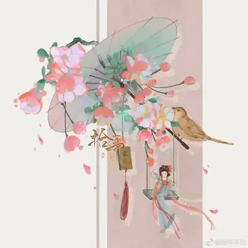 超萌的古风小人头像