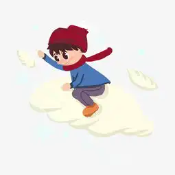 冬至饺子滑雪手绘卡通人物png素材图片素材其他格式下载动漫人物大全