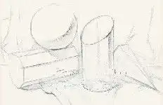 素描石膏几何形体画法十六
