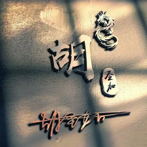 20多张3d商务精品签名头像,简约大气微信头像,留下你的名字