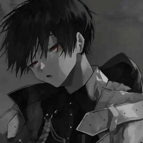 黑色动漫男生头像酷boy