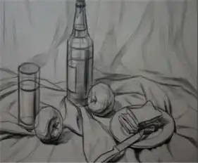 结构素描石膏几何体静物素描课程教案