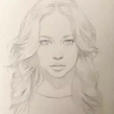 他的素描绘画温柔细腻,你一定会喜欢