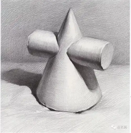 素描几何石膏详细手稿讲解