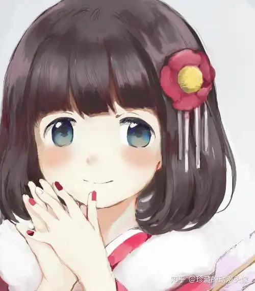 二次元气质少女动漫女生头像,呆萌可爱,楚楚动人