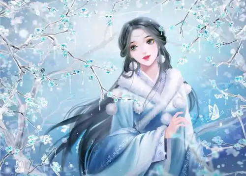 古风蓝色系头像壁纸愿你生活常温暖,日子温柔又闪光