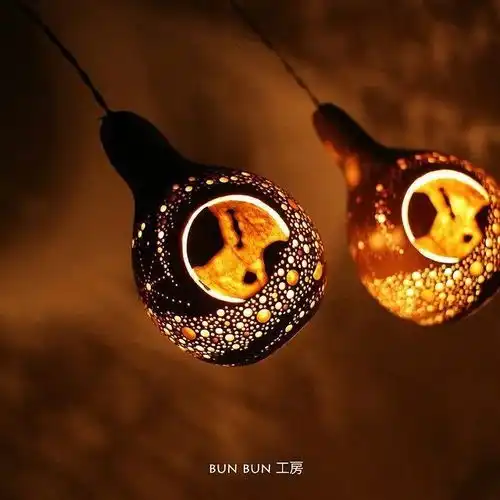 日本主妇用葫芦做灯,一个卖出1000高价葫芦还能这么玩