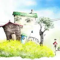 风景画动漫头像简美小清新风格