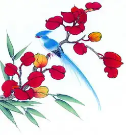 网页制作大宝库美术设计之中国花鸟画图片壁纸140