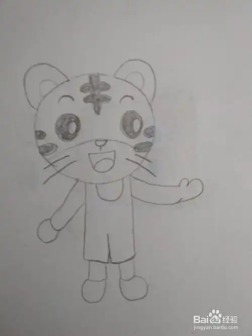 多妈简笔画卡通人物小巧虎