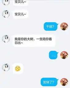 逗比情侣聊天记录曝光,笑死我了哈哈哈哈