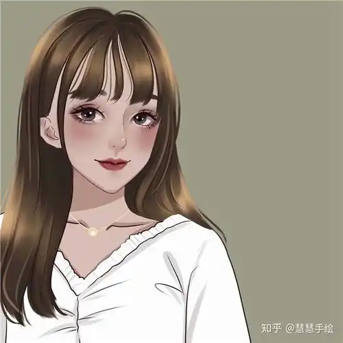 手绘头像女可爱小女孩手绘头像女可爱卡通简单超可爱女生头像