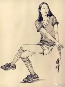 郑华伟用秀气的线条刻画出生动的人物