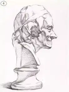 教程素描石膏头像,作画思路和结构讲解