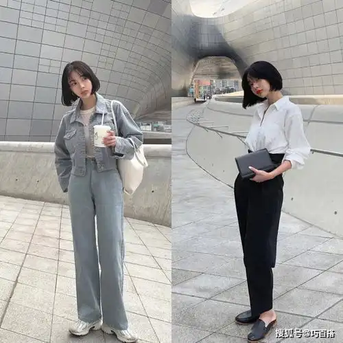 小个子春季搭配指南简约有格调的韩系穿搭,气质清爽轻松显高