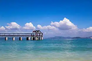 北纬18度沙滩与碧海蓝天