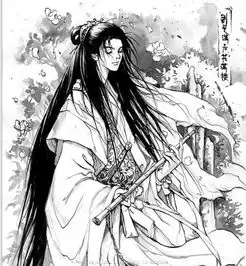 古风男子人物线稿属于美男子的故事免费送学习资料游戏原画交流powereddiscuz