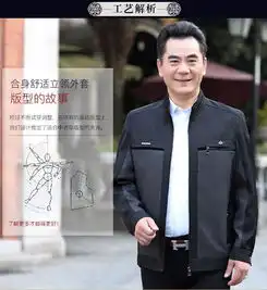 xjj2020年春秋新款中老年男式夹克40岁50岁中年男士爸爸薄款夹克外套