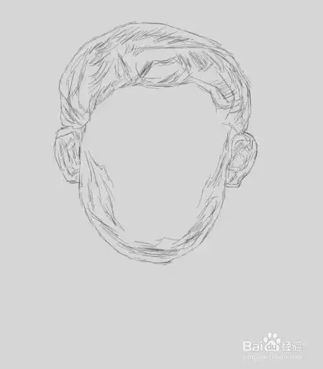 石膏头像素描教程