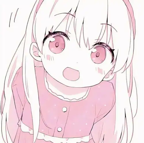 动漫女头粉色萝莉头像