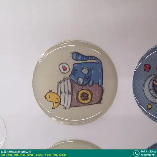 水晶滴胶厂家直销恒亮印刷防油箱包设备车标贴钥匙扣