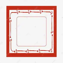节日氛围红色清新二维码边框素材图片免费下载千库网