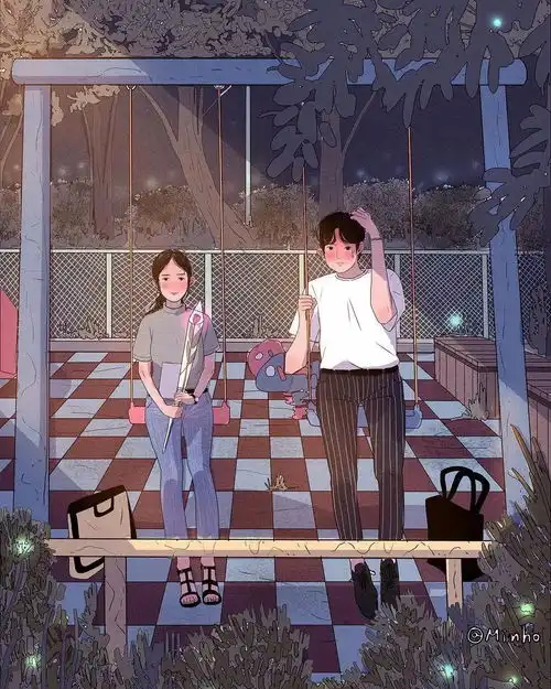 如果有一个插画师男朋友......这狗粮绝对纯天然