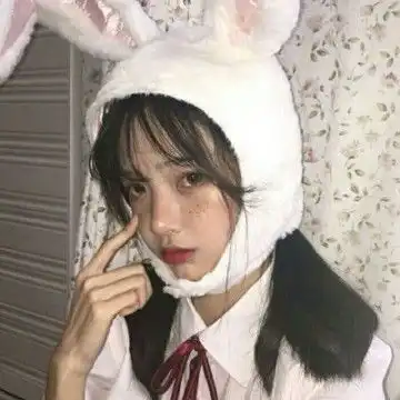漂亮长发侧面女生头像