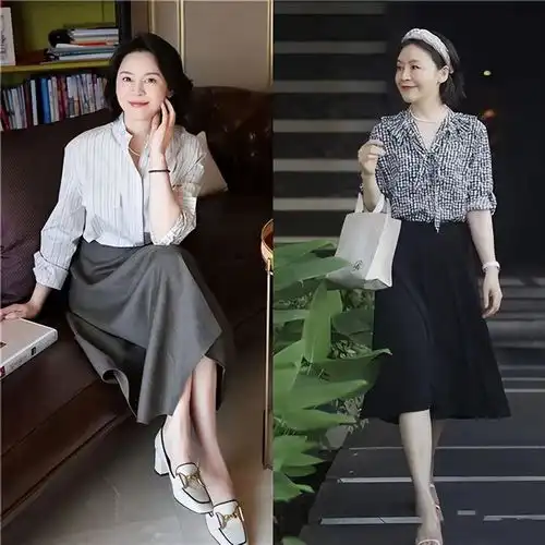 会打扮的中年女人,五十岁也没有大妈感,还不赶紧跟着学