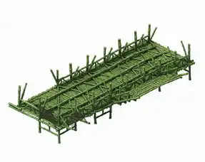 竹编建筑码头02设计图下载图片255.58mb场景库cg模型