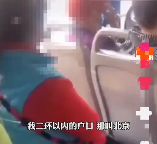 北京大妈公交车上嫌女乘客让座慢怒骂外地人没素质,我是正黄旗