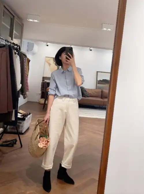 白色阔腿裤真有格调时髦的中年女人都在穿美业百科