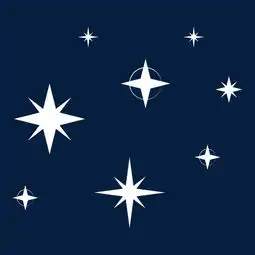 白色闪耀星星素材图片免费下载高清psd千库网图片编号9100744