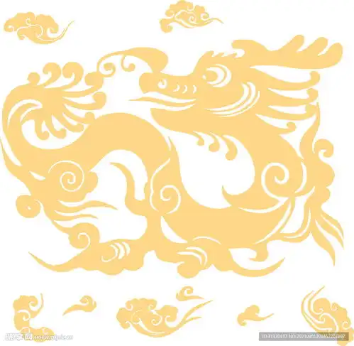 龙年剪纸设计图