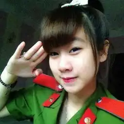 越南女兵军装秀美艳亚洲