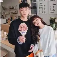可爱一点的情侣头像呆萌可爱的情侣头像一对