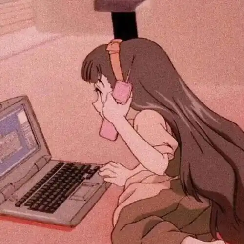 气质插画风格的干净小众女头