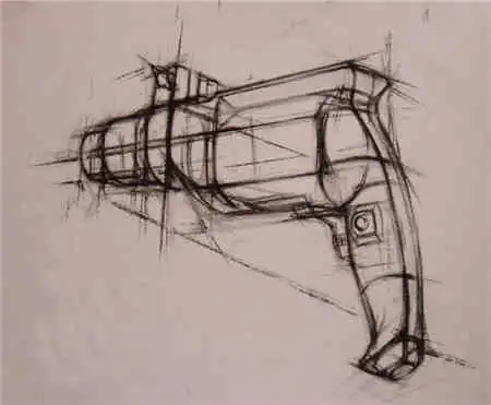 结构素描石膏体结构素描