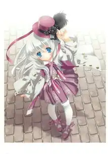 想要这画风的动漫少女,最好头发是白色或银色的,越多越好