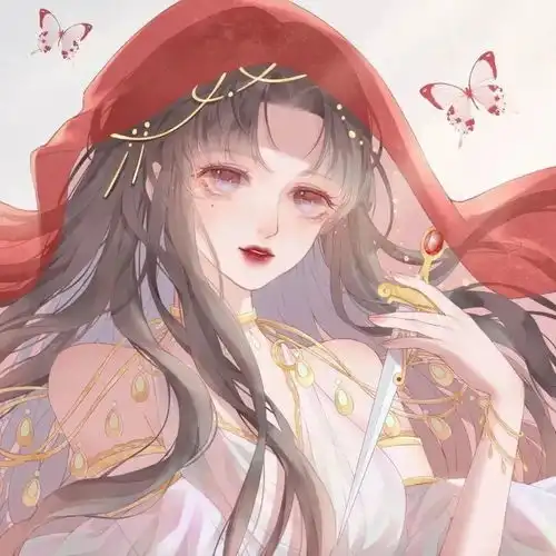 动漫女生头像人的一生是万里河山,来往无数过客
