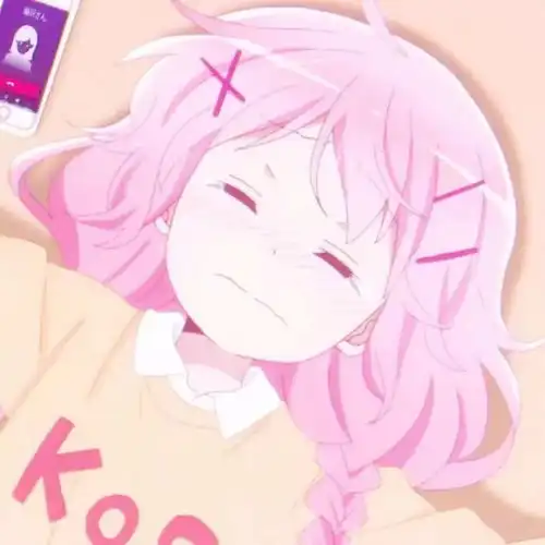 粉色系动漫女头