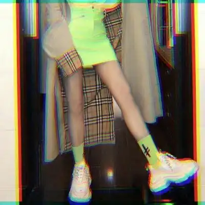 绿色头像女生霸气冷艳绿色系冷酷女生头像