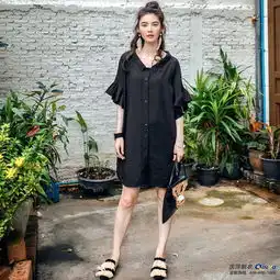 如今流行衬衫裙搭配定制,拯救你的肉肉