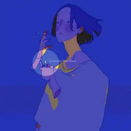 伤感卡通男生头像,一看就让人心疼的头像