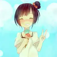 蓝色的qq头像要女头不是非主流的静态的
