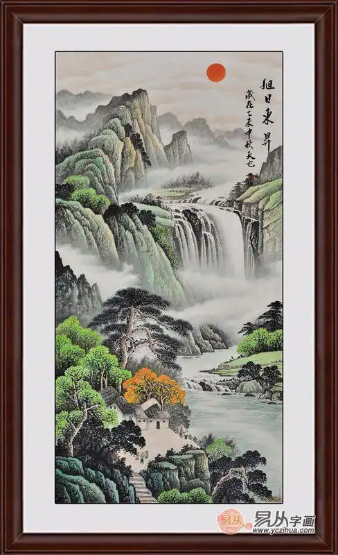 玄关可以挂水墨梅花画吗