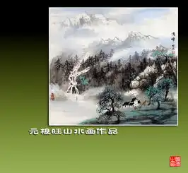 元根旺山水画作品